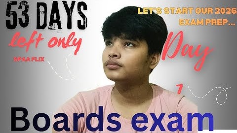 Just start your 12th boards exam preparation with me from literally 0 syllabus #study