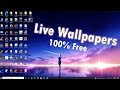 How to get live wallpapers on desktop step by step  100 free  windowspc