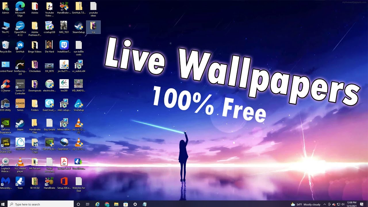 How To Get Live Wallpapers on Desktop (Step by Step - 100% Free - Windows/PC)  - YouTube