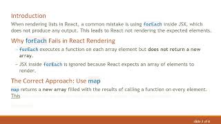 Details How to Properly Render Iterated Objects in React Using map News