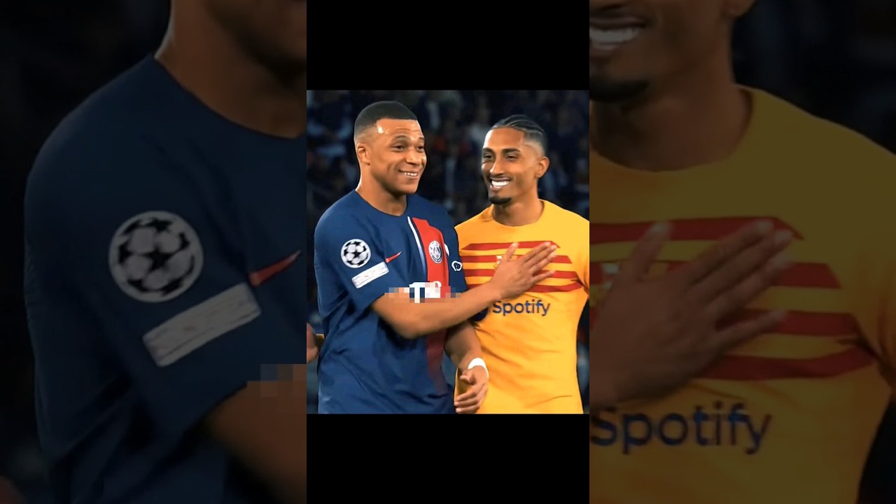 Mbappe vs Rafinha meet💖 