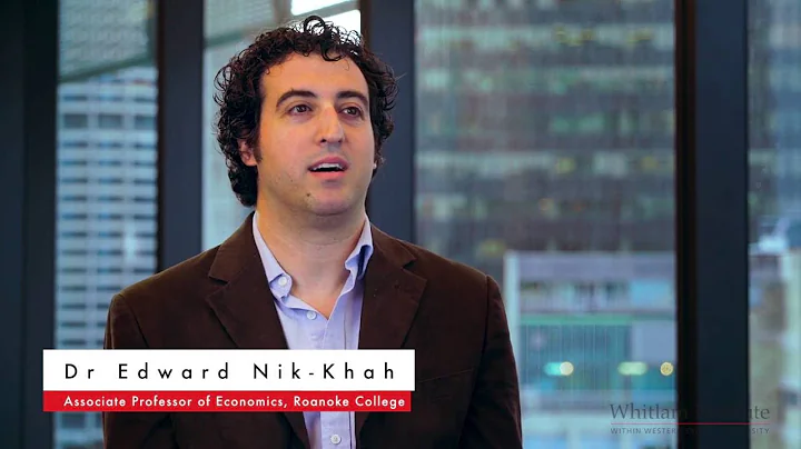 Dr Edward Nik-Khah on Neoliberalism and his paper,...