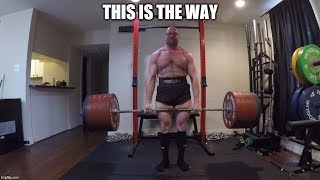 Deadlift 485, 575 & 615 - Age 43, 220 Lbs