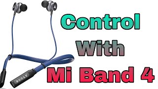How to Use Mi Band 4 and Bluetooth Headset at the same time and Music  Control - YouTube