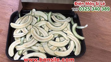 Phân phối máy thái lát - cắt lát - xắt lát quả chuối tiêu, chuối sứ, chuối xiêm, chuối tây....