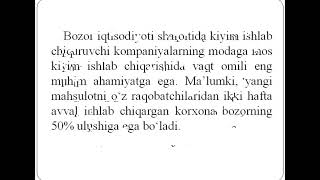 1 ma'ruza Kirish  Fanning maqsadi va vazifalari  Fanning so‘nggi yutuqlari, soha taraqqiyotiga oid m