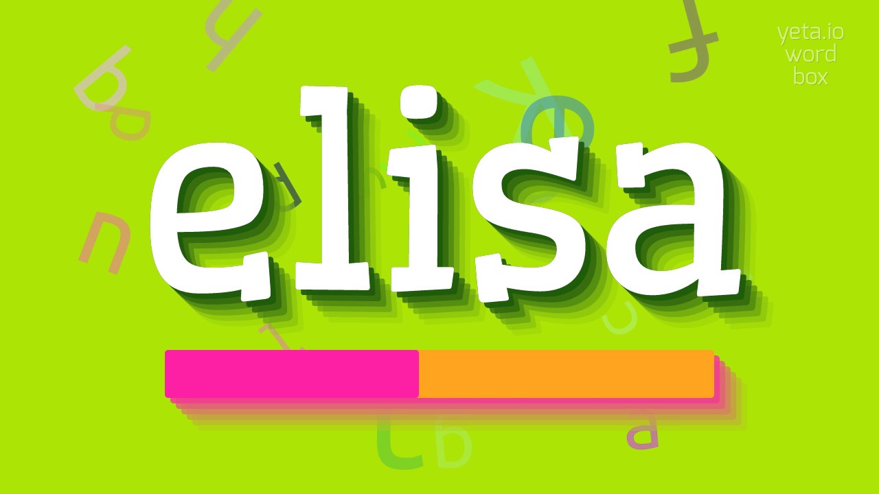 How To Say elisa High Quality Voices YouTube