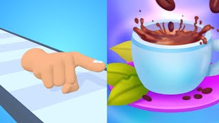 finger run vs coffie run 3d #games #mobilegame #viral screenshot 5