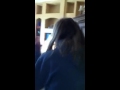 Hannah eats cupcake