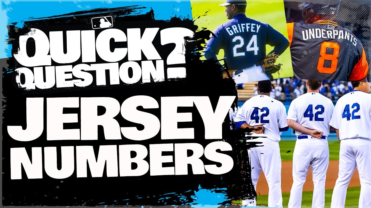 baseball jersey numbers by position