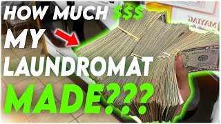 How Much Money I Make with my NEW LAUNDROMAT!