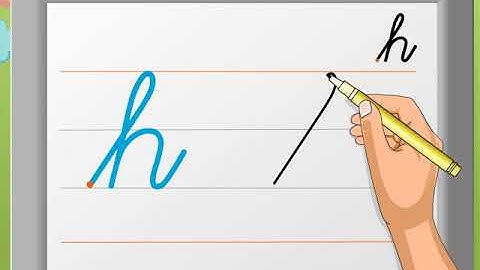 Cursive Writing | Small Letter ‘h’ | Macmillan Education India