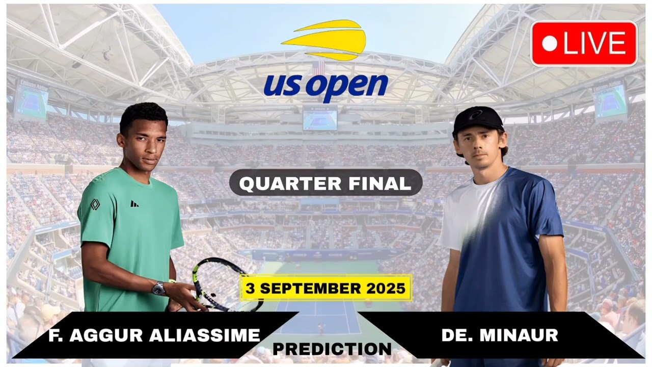 Felix Auger-Aliassime VS Alex De Minuar | US Open Quarter Final Match Predictions | US Open Picks