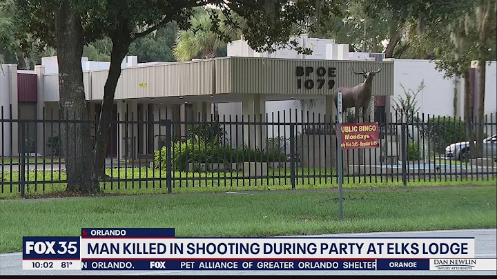 Man killed in shooting during party at Elks Lodge ...