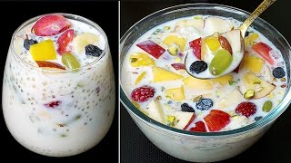 Energy Drink For Iftarramzan Special Drink Recipefruits Sharbat Sabudana Fruit Drink For Iftar