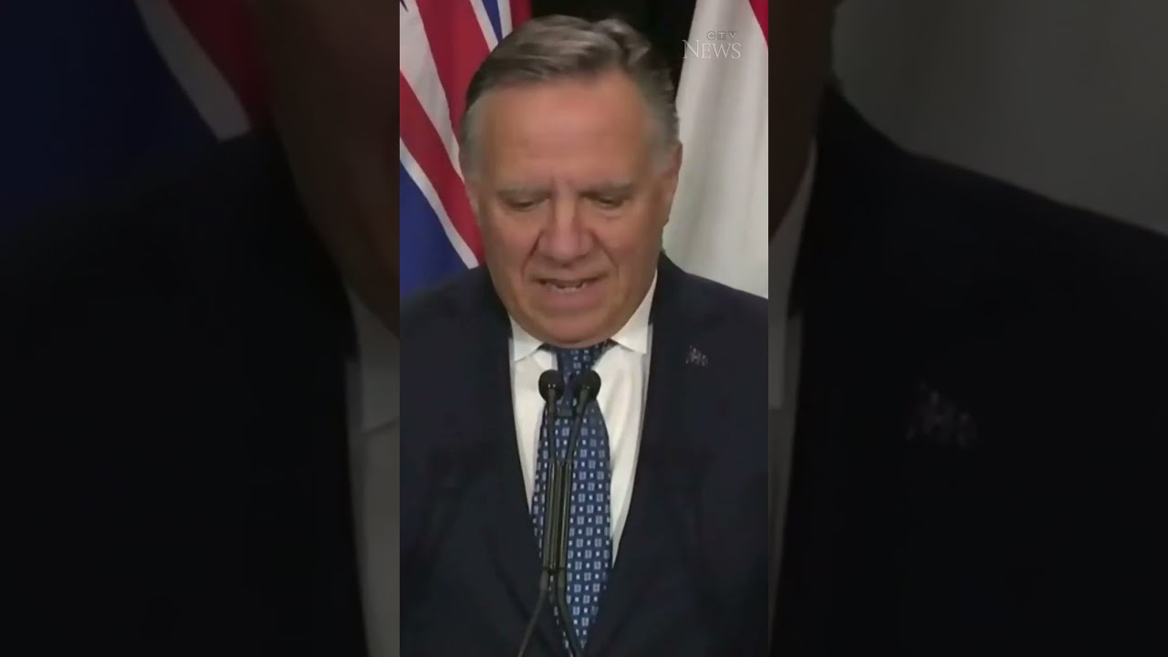 Quebec Premier Forgets To Speak In French Shorts