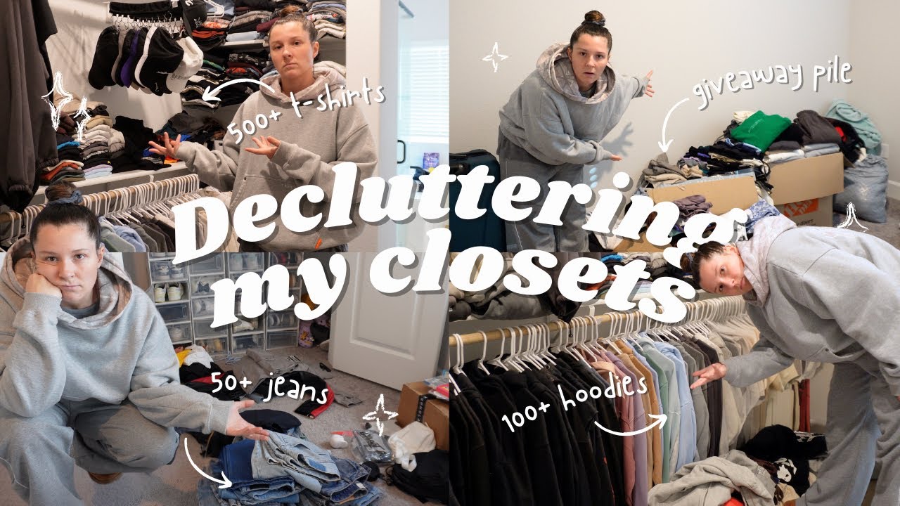 END Of The Year Closet Clean Out | Purging All My Clothes (DECLUTTERING ...