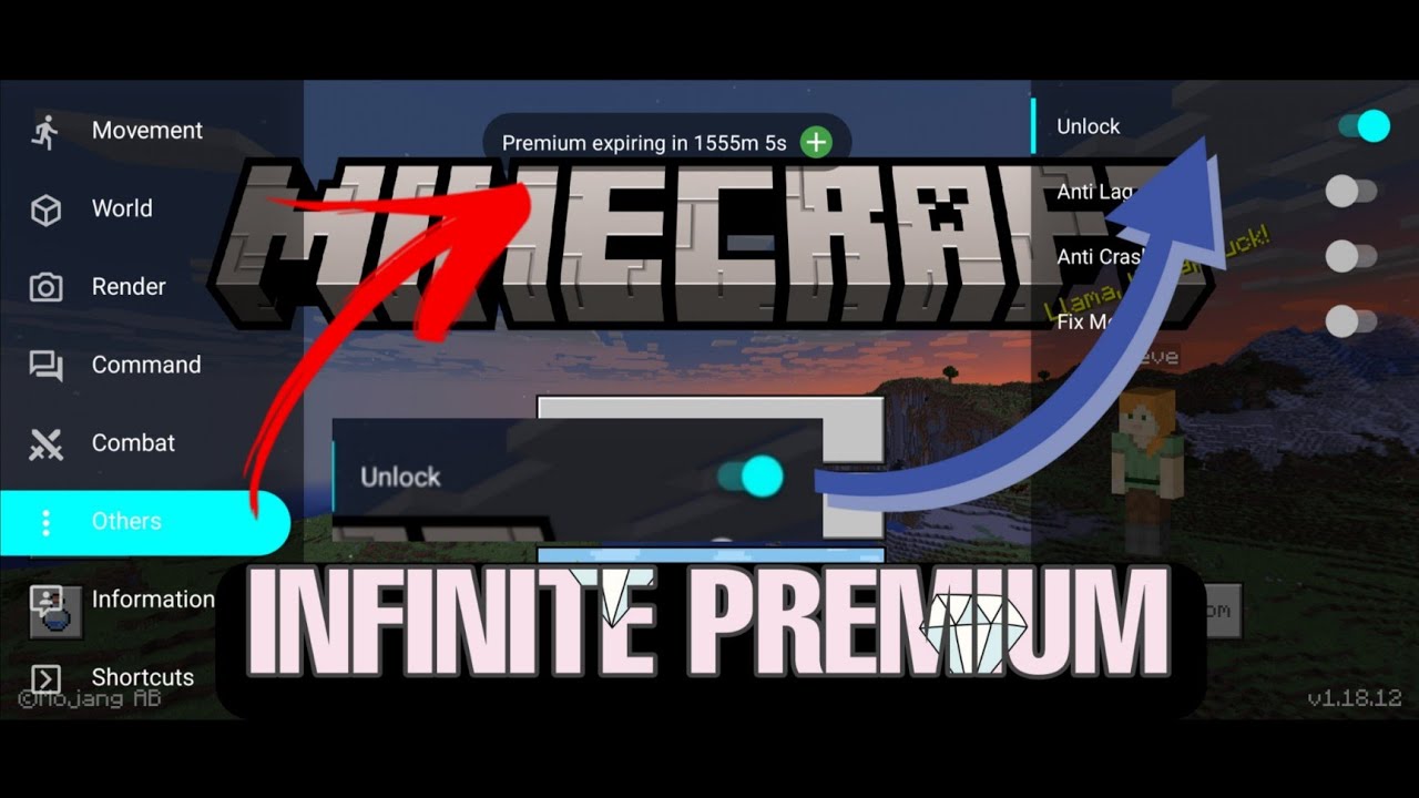 LiquidBounce for MCPE 1.18.12 PREMIUM [NO ADS] TOOLBOX