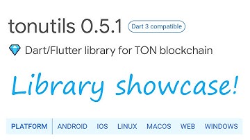 How to interact with TON Blockchain? • Dart/Flutter library review (tonutils)