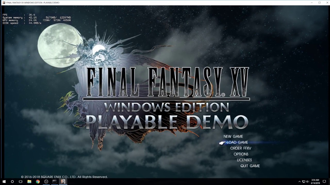 FFXV - PC Demo - Intel SDE Emulator and nVidia Ansel Screenshots - YouTube
