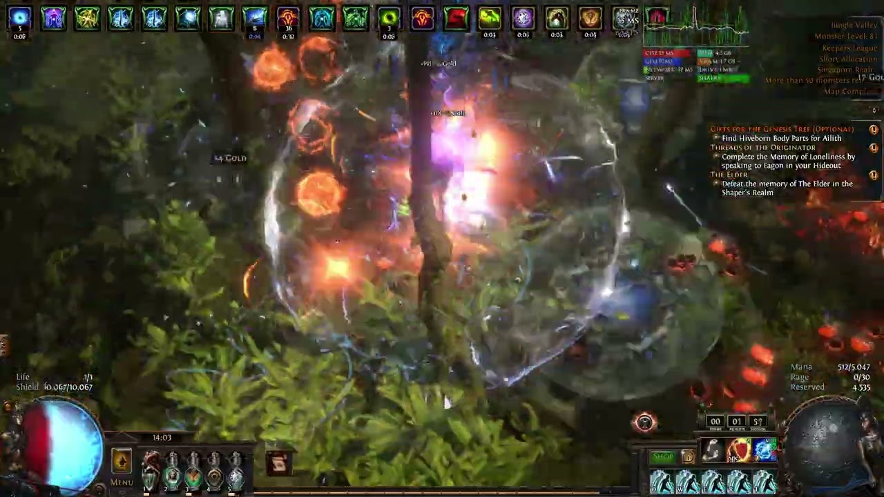 PATH OF EXILE 3.27 - Headhunter Witch Necromancer (Aul Bloodline) KBoC Build Try Now!