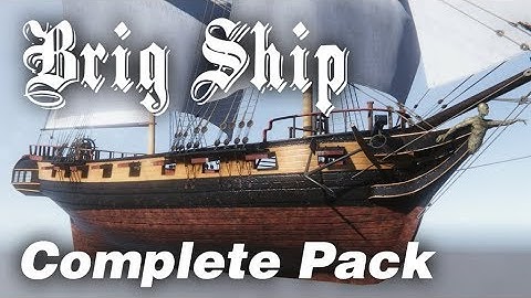 Brig Ship Complete Pack Unity