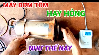 Máy bơm tõm hay hỏng như thế này/ Máy bơm chìm nước không lên hướng dẫn cách sửa Máy bơm tõm hay hỏng như thế này/ Máy bơm chìm nước không lên hướng dẫn cách sửa