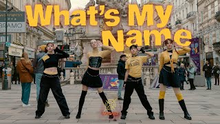 [K-POP IN PUBLIC VIENNA] - What’s My Name - MAVE: (메이브)  - Dance Cover - [UNLXMITED] [4K] [ONE TAKE] Resimi