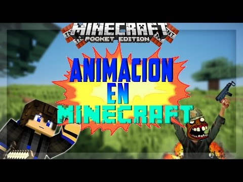 ANIMACIÓN EN MINECRAFT PE //// DESCARGA MAPA MAS LA NUEVA VERCION @crafterzack5797