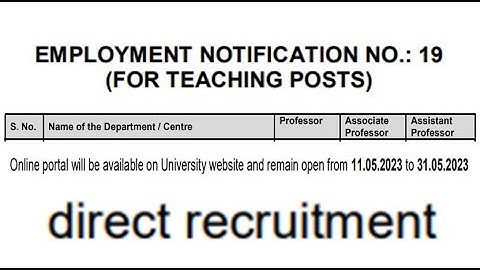 Direct Recruitment Permanent Assistant Professor With/With Out UGC NET in Govt. College | UGC Pay