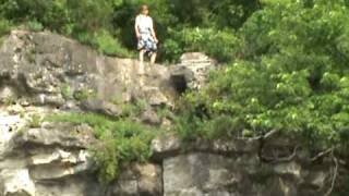 Lake of the Ozarks cliff jumping