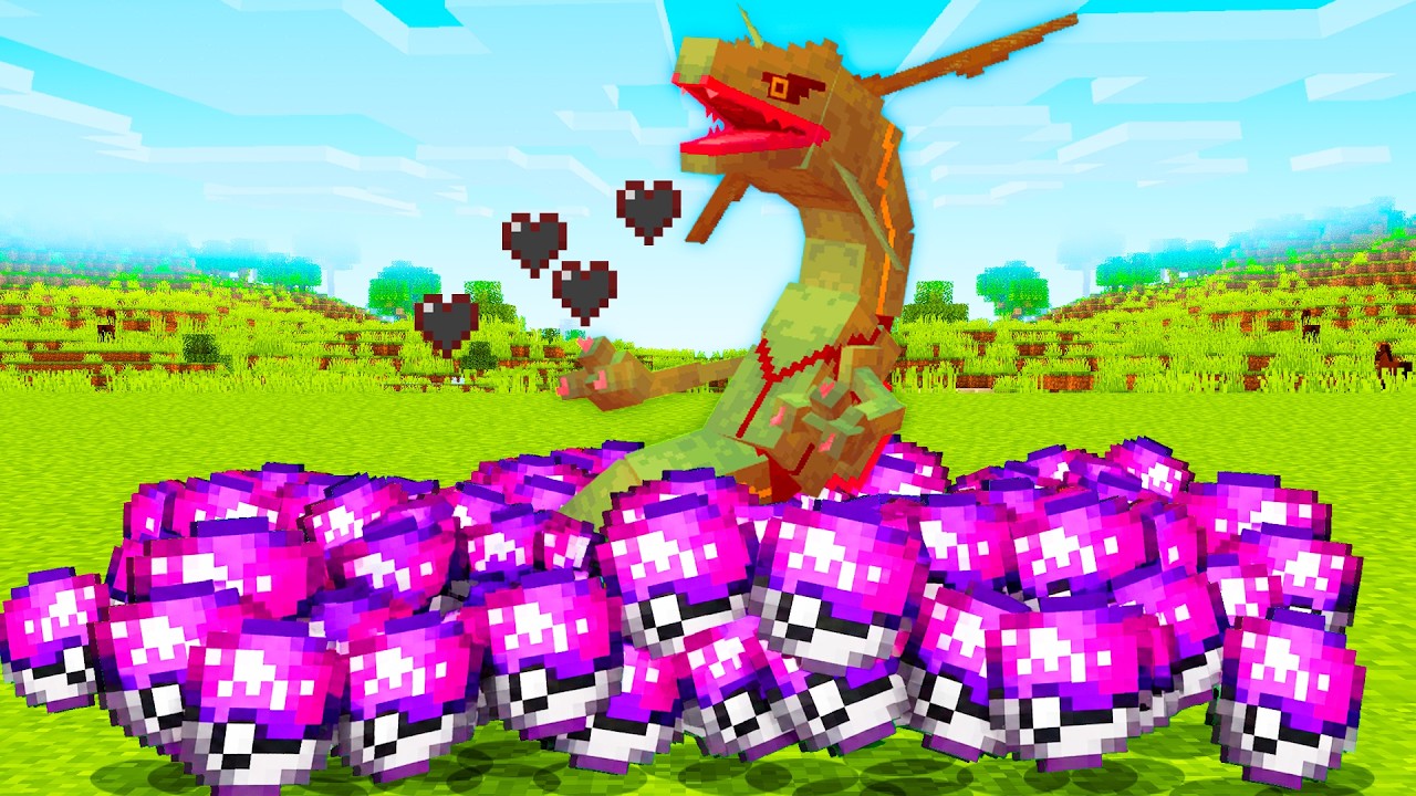 Minecraft MAS, os POKÉMONS DROPAM Itens OP!