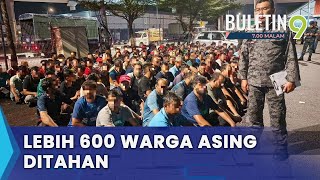 Lebih 600 Warga Asing Ditahan Di Pasar Besar Meru