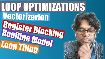 Loop Optimizations: Vectorization, Register Blocking, Roofline Model and Loop Tiling