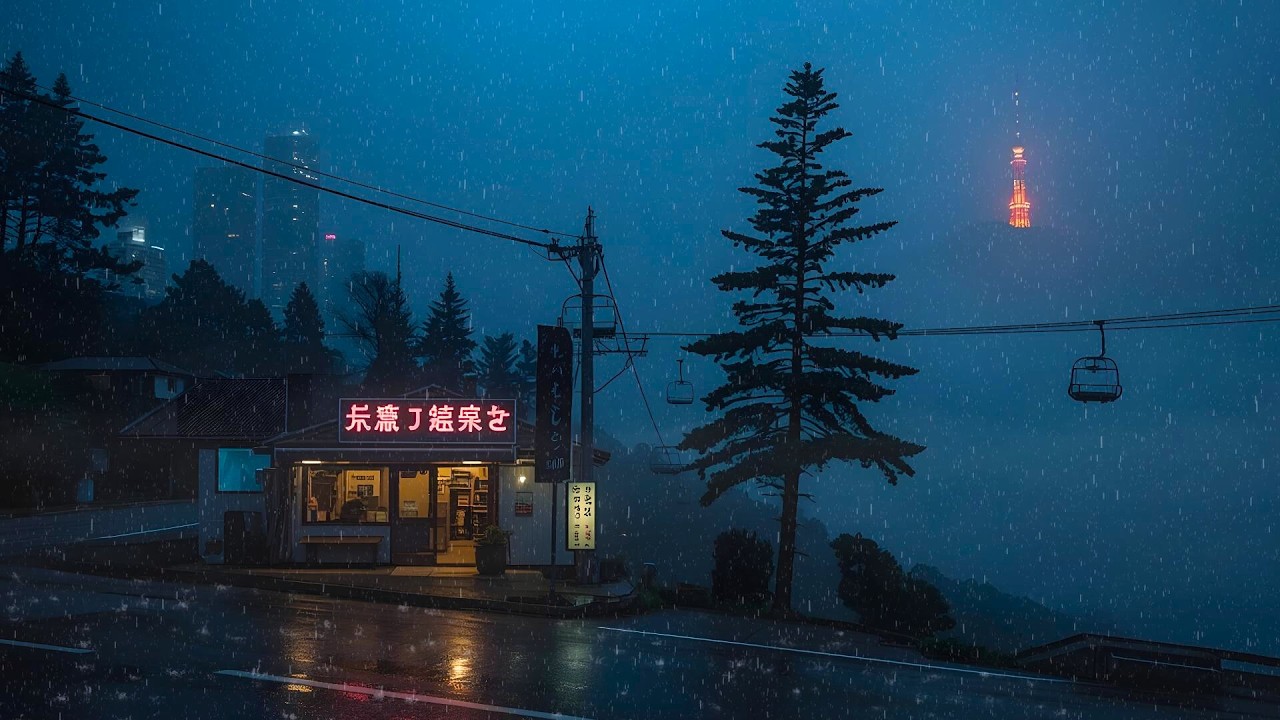 A Rainy Night That Feels Like the 90s 📼 Tokyo Nostalgia Lofi