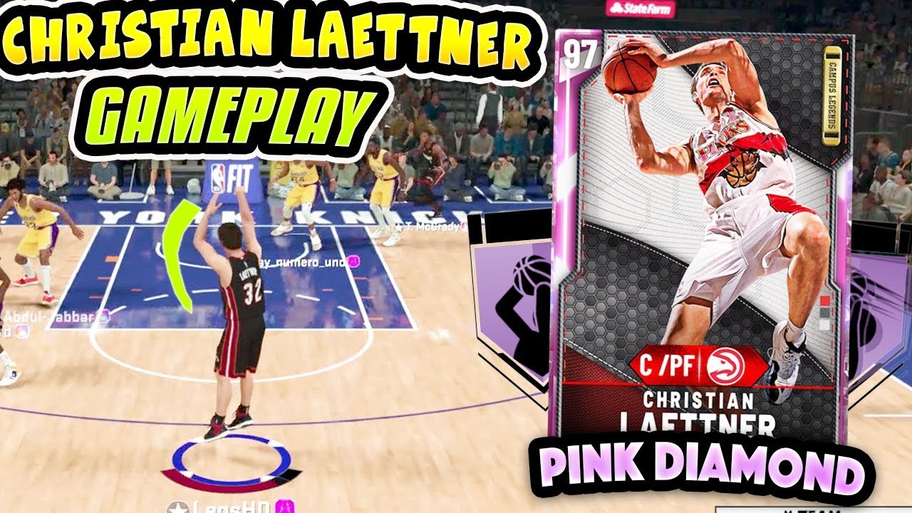 PINK DIAMOND CHRISTIAN LAETTNER IS A BUDGET BEAST!! BEST STRETCH 4 IN MYTEAM! NBA 2K20