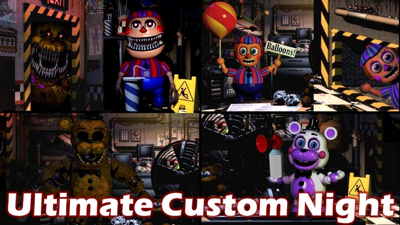 Como pasarte la Ultimate Custom Night Fnaf 6 Freddy Fazbear's Pizzeria