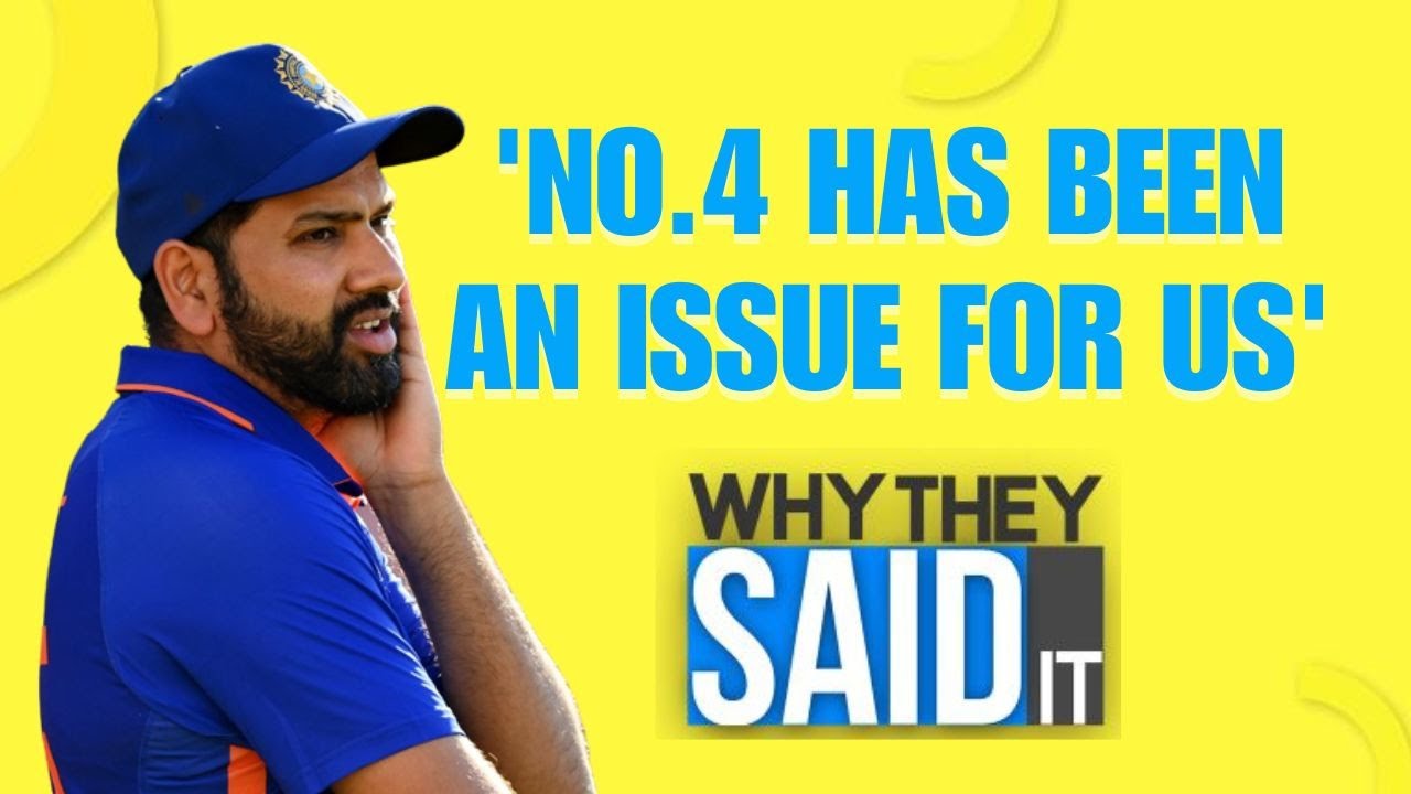 Rohit Sharma: ‘We’ve had a problem at No.4 ever since Yuvraj retired’
