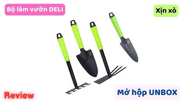 Bộ dụng cụ làm vườn mini 4 món Deli cực xịn xò mà RẺ