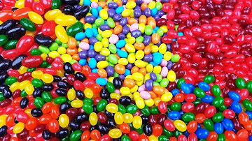 A lot of New Candy LEARN COLORS with A lot of Jelly Beans Candy
