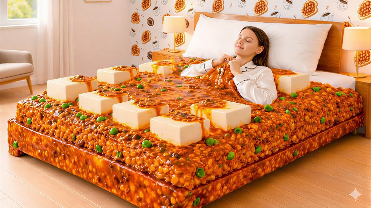 Which Dreamy Dessert Bed Would You Choose? 🦋✨ | Ultimate Oddly Satisfying AI ASMR