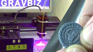 Лазерная гравировка печати в домашних условиях на Лазерном гравере 20Вт Рисуем печать в Inkscape