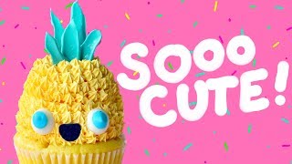 HAWAII KAWAII Pineapple Cupcakes - The Scran Line