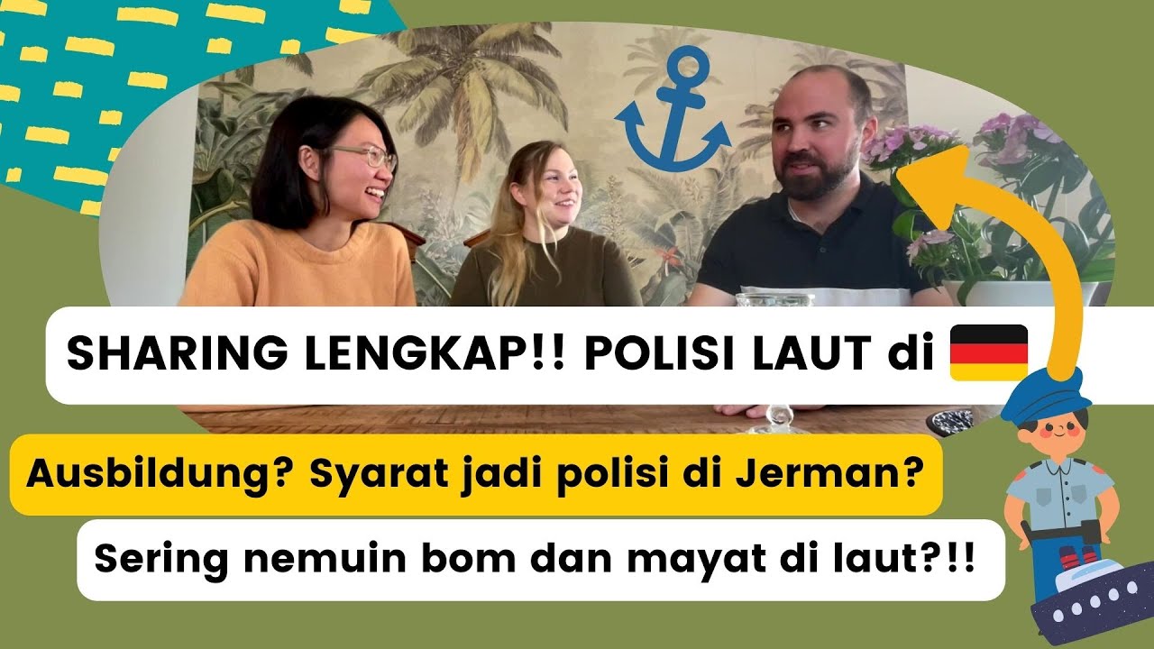 [INDOSUB] Interview polisi Jerman 👮‍♀️ | Ausbildung polisi di Jerman? WASSERSCHUTZPOLIZEI als Beruf