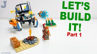 LEGO Horizon Adventures 2025 Aloy & Var vs. Shell-Walker & Sawtooth 77037 Unboxing & Build Part 1