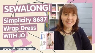 Minerva Sew-Along – Simplicity 8637 Wrap Dress