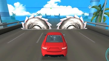 DEADLY RACE #4 - Speed Red Car Bumps Challenge 3d Android ios Gameplay