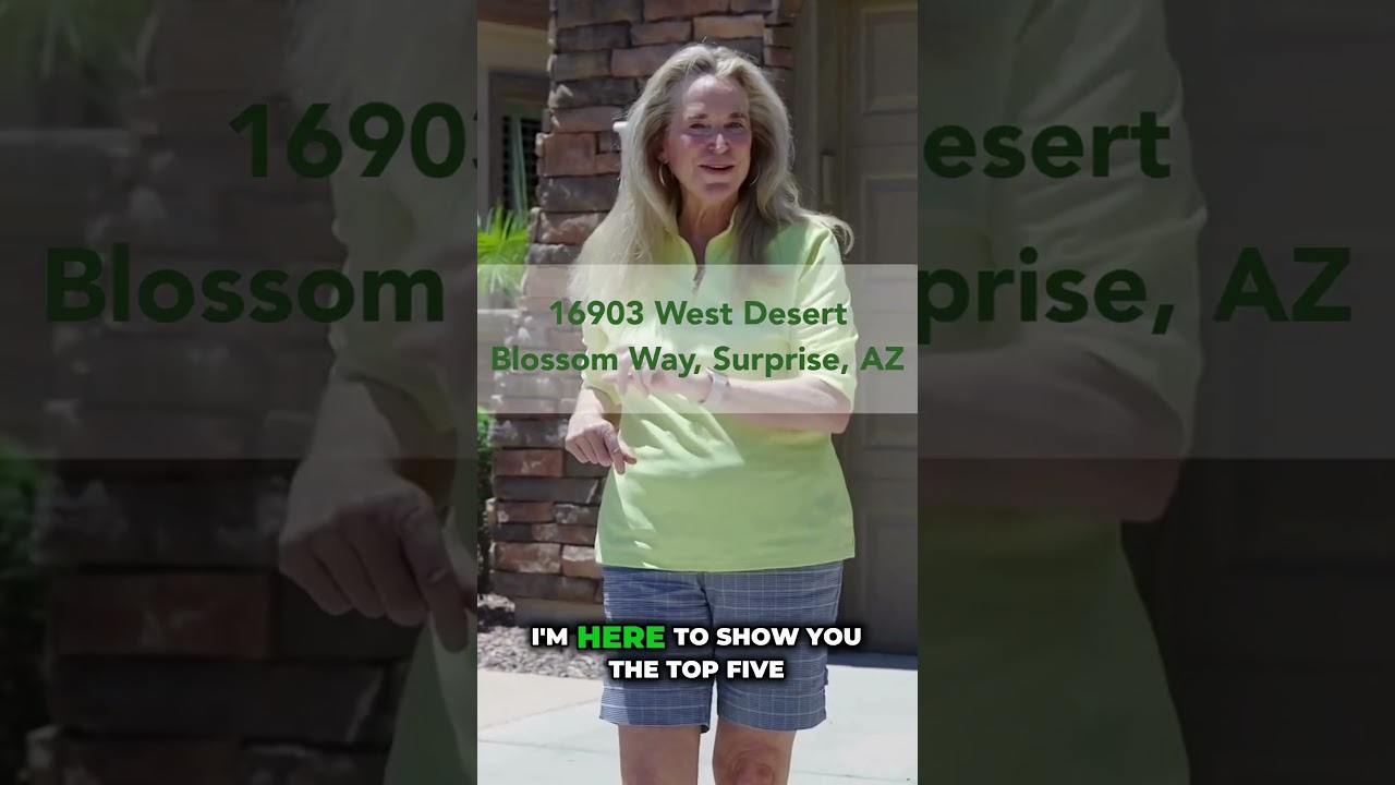 Top 5 Reasons This House Is a Golfer’s Dream! | 16903 W Desert Blossom Way Surprise, AZ 85387