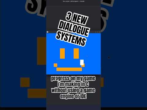 New dialogue systems!! #coding #shorts