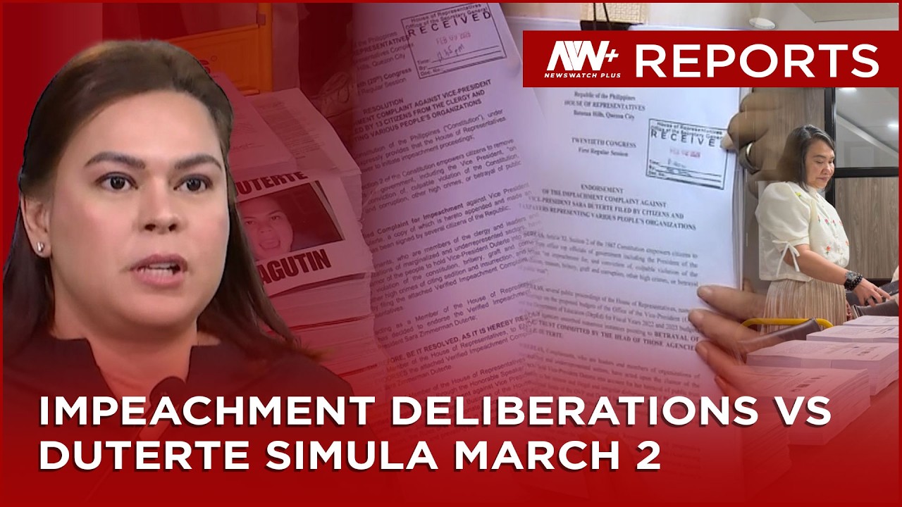 Pagtalakay sa mga reklamo sisimulan sa March 2 | NewsWatch Reports